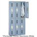 Integrated Frame All Welded Locker - Double Tier - 1 Section