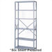 8000 Series Open Shelving - 5 Shelves: 84" H x 48" W x 24" D