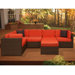 Aventura 6 Piece Deep Seating Group with Cushions
