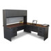Pronto Computer Desk with Return and Pedestal