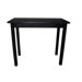 Tavern Pub Table in Antique Black
