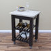 Thomas Serving Cart with Butcher Block Top