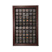 Sixty Puck Cabinet Style Display Case in Mahogany