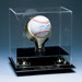 Single Baseball Gold Ring Display Case