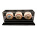 Three Baseball Display Case