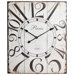 Redding Clock in Distressed Off White