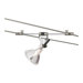 Kable Lite Pivot Track Head in Chrome and Satin Nickel
