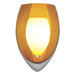 Wall Sconce with Clear Murano Glass