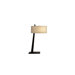 Tilt Table Lamp in Dark Brown