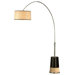 Cork Arc Lamp in Woodgrain