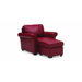 Maguire Leather Chaise Lounge