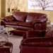 Shanelle Leather Ottoman