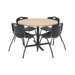 Hospitality Four Chairs with Round Table