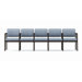 Lenox Five Seat Sofa with Wood Frame
