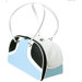 Roxy Pet Carrier in Turquoise and White