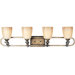 Italia  Vanity Light in Tuscan Silver