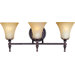 Bristol  Vanity Light in Black Gold