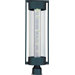New Age LED One Light Pole/Post Lantern in Textured Ebony