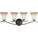 Chelsea  Vanity Light in Weathered Russet