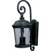 Dover Vx 3 Light Outdoor Wall Light with Seedy Glass