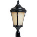 Odessa ES Large Outdoor Post Lantern in Espresso