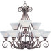 Pacific 9 Light Chandelier