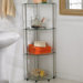 Classic Glass Four Tier Corner Shelf