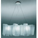 Logico 3 Light Triple Linear Suspension with Incandescent Bulbs