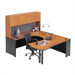 Endure U-Shape Right Configuration Executive Workstation with Hutch