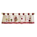 Raspberry Swirl Window Valance