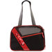 Argo City-Pet Medium Airline Approved Pet Carrier in Black with Red Trim