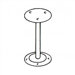 Bench Pedestals - Heavy Duty, Steel Tube with Flanges