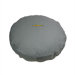 Smoky Blue Corduroy and Sherpa Round Pet Bed