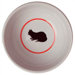 Cameo Porcelain Cat Bowl