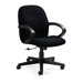 Enterprise Low-Back Pneumatic Office Chair with Fixed Height Loop Arms