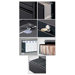42" W Five-Drawer Lateral File