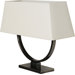 Table Lamp in Pewter