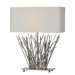 Stick Table Lamp in Satin Nickel