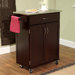 Kitchen Cart with Stainless Steel Top