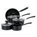 Non-Stick 5 Piece Cookware Set in Black