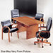 Contempory 96" W Rectangular Veneer Conference Table