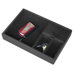 2000 Series Crocodile Embossed Leather Standard Valet Tray in Black