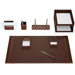 Leather 10-Piece Desk Set