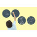 Big Chalkboard Circles Removable Wall Decals