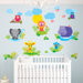French Bull Jungle Wall Decal