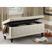 Afton Fabric Bedroom Storage Ottoman