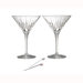Crystal Soho Martini Glass (Set of 2) with Olive Picks