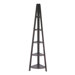 Espresso 72" H Corner Ladder Bookcase