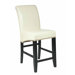 Bonded Leather 24" Parsons Barstool with Nail Head Accents