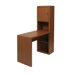 Fusion Library Desk with Storage Compartment